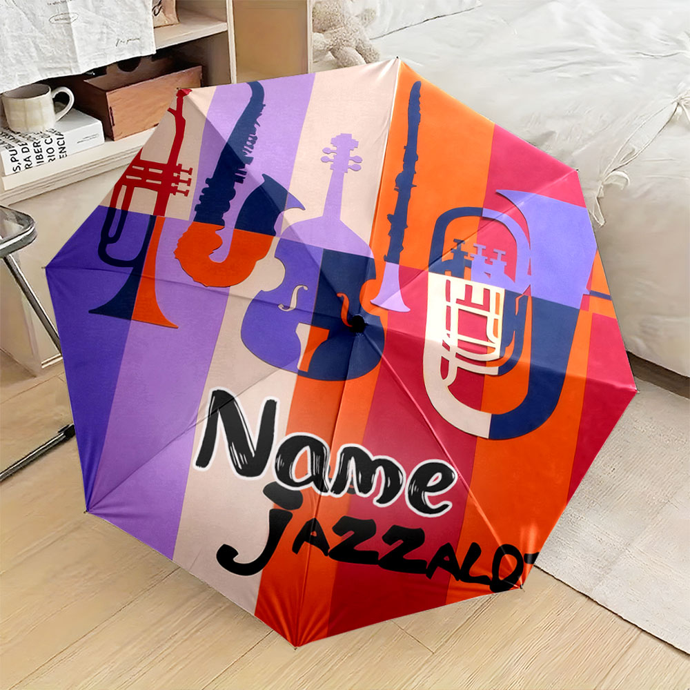 Musical Instrument And Names - Зонт с индивидуальным дизайном, «Зонт с