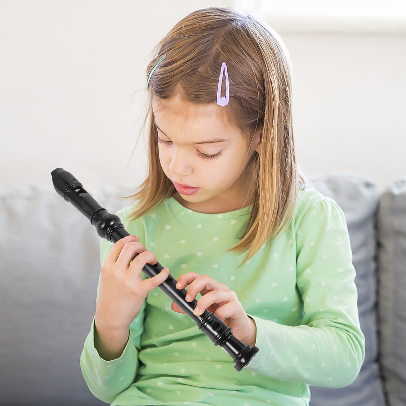 8-дырочный черный прозрачный ф – обзор и цена Soprano Recorder Plastic