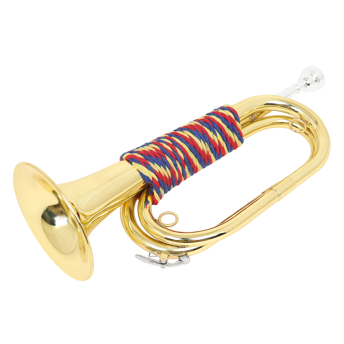 Мини-труба-горн Bb из латуни,  – обзор и цена Musical Instrument Bugle