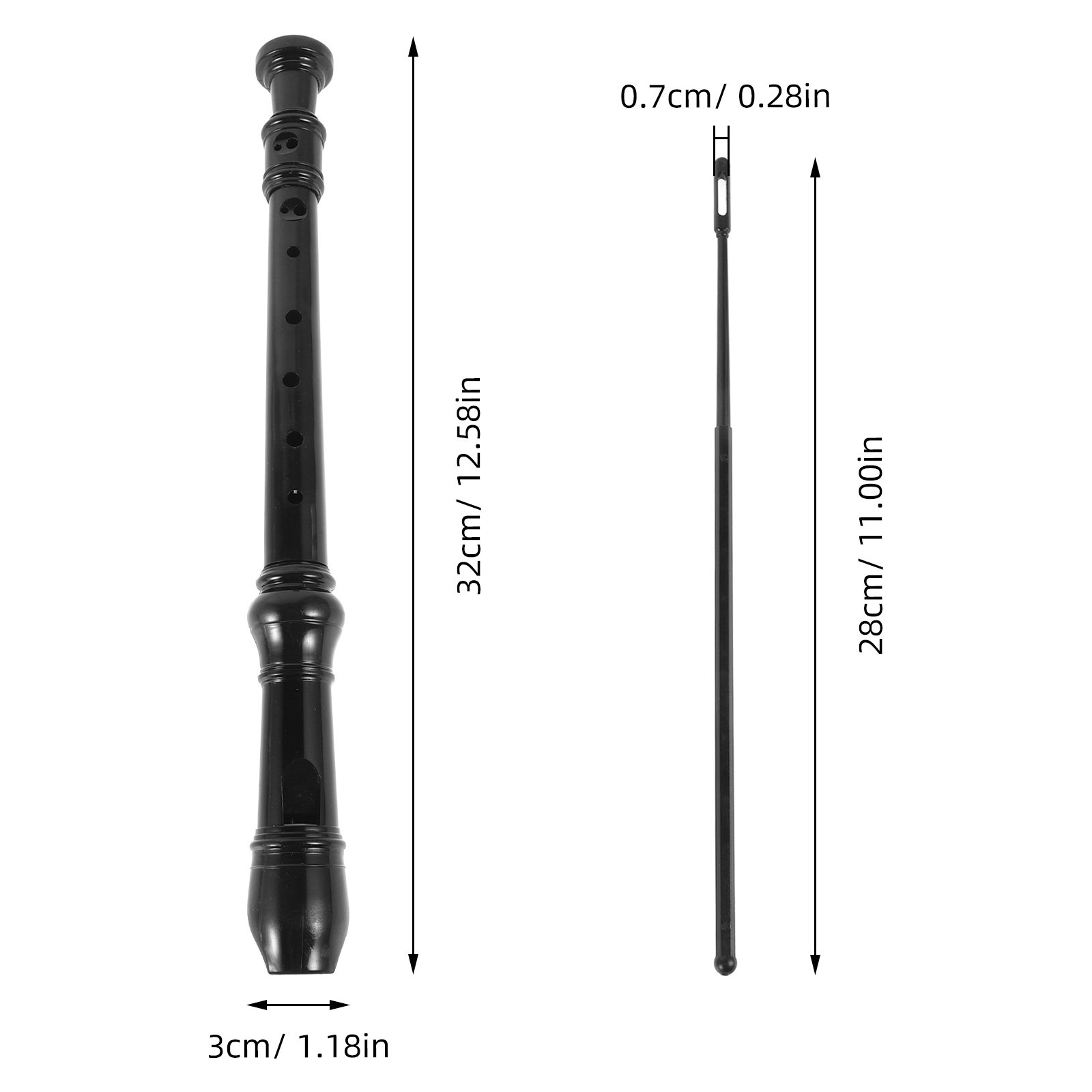 Мини-флейта-рекордер соррано с – обзор и цена Soprano Recorder Plastic