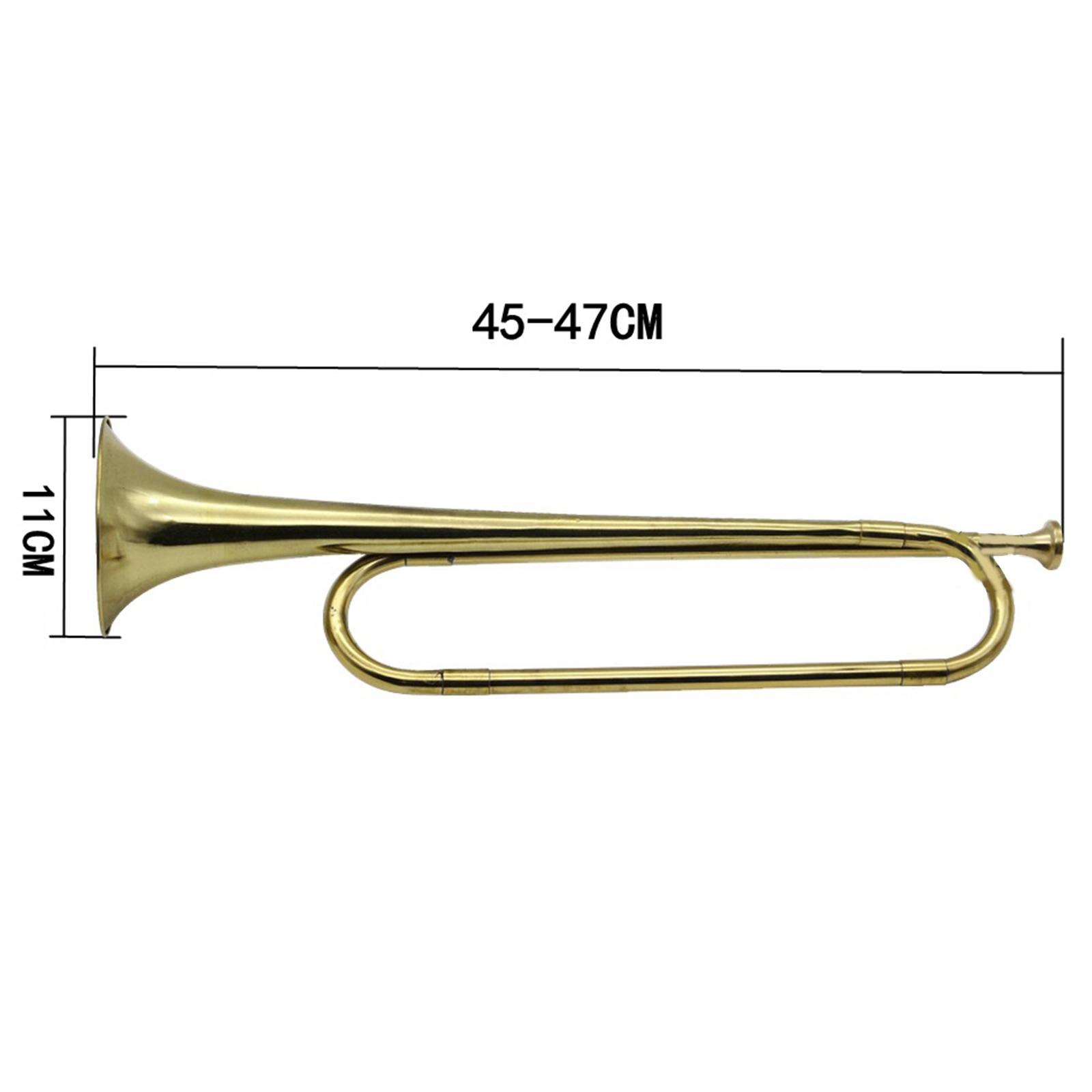 Латунный тромбон, музыкальный  – обзор и цена Musical Instrument Bugle