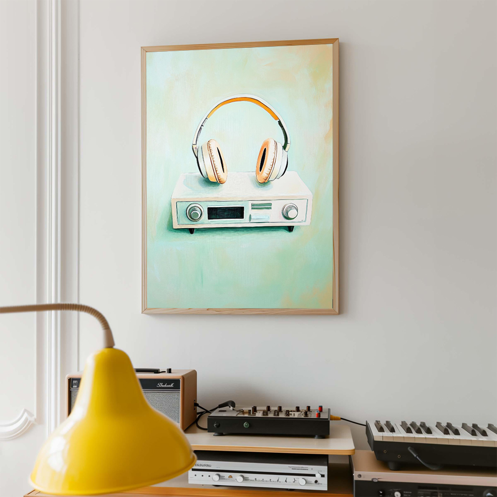 Ретро-постер с музыкальной тем – обзор и цена Picture Of Musical Instrument